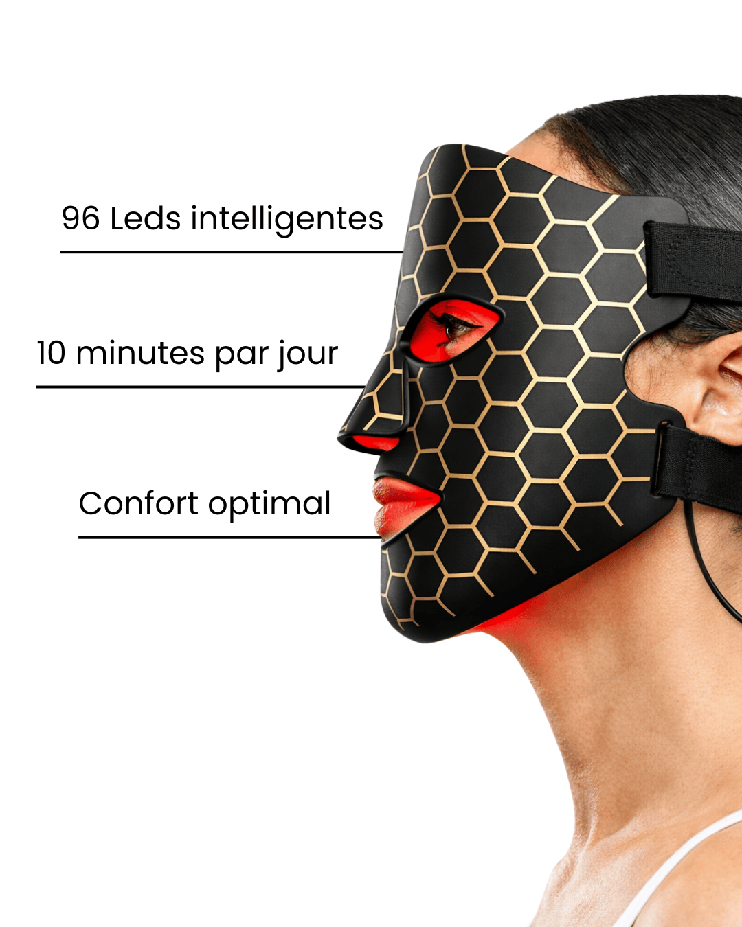 Masque LED visage Soin anti-âge