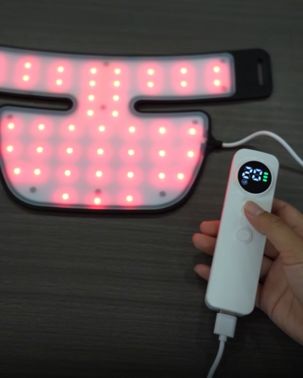 photo avis client masque led cou et decollete 3